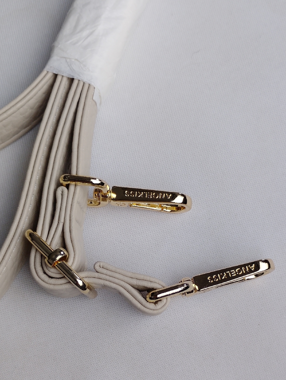 Angel Kiss Cream Tote / Shoulder Bag. - Picture 14 of 14